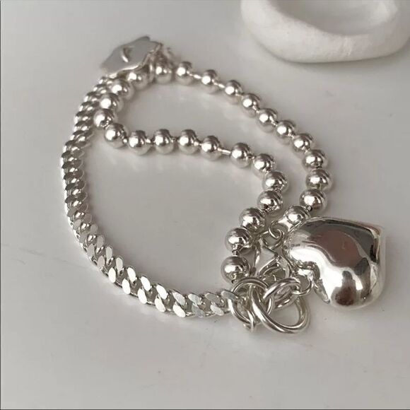 #29 NEW 925 Sterling Silver Multi Chain Bracelet - Picture 4 of 8